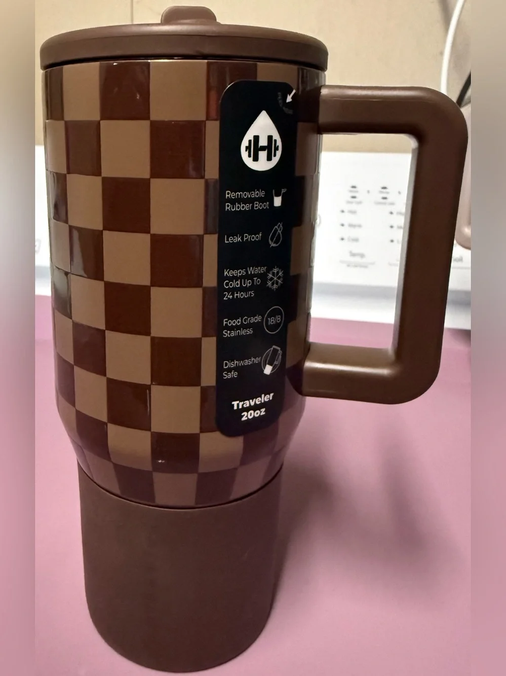 HydroJug Traveler 20oz (Autumn Checkers) NEW